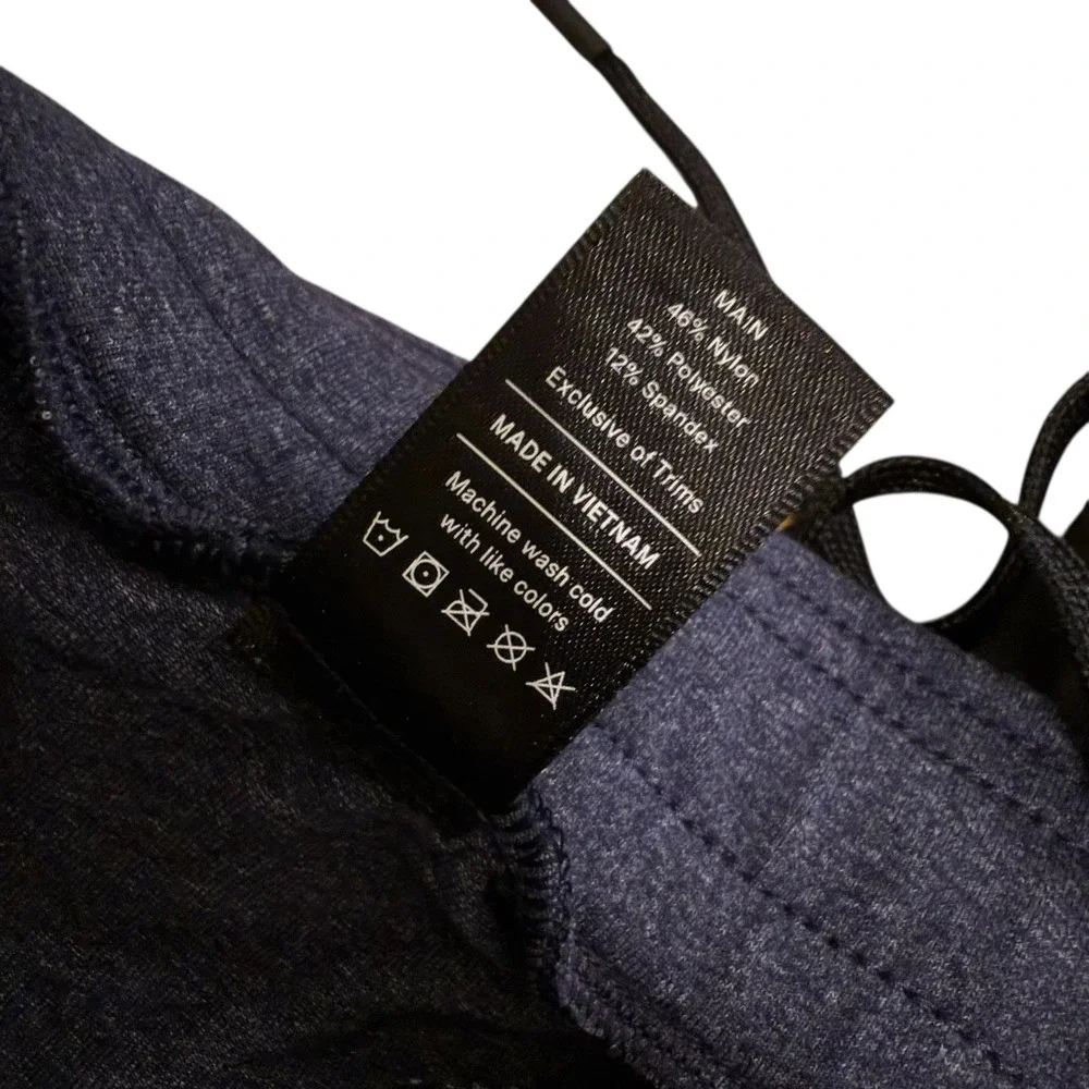 Public Rec Gamechanger Pant Mens Sz 40 Navy Blue Heather Tapered Athleisure Soft - Picture 6 of 15